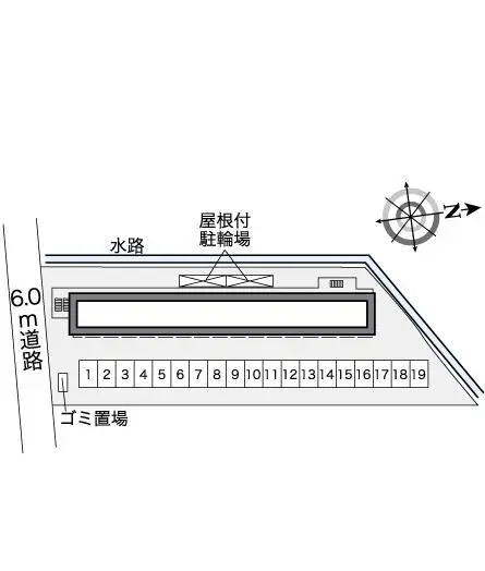 ★手数料０円★西宮市大森町　月極駐車場（LP）